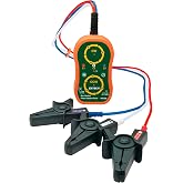Extech PRT200 Non-Contact Phase Sequence Tester | Phase rotation (CW/CCW) and live-phase LEDs, 75-1000V AC, 45-65Hz, insulated alligator clips, magnetic back