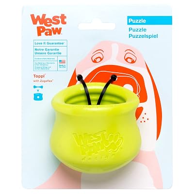 West Paw Design Zogoflex Toppl Interactive Treat Dispensing Dog Puzzle Treat Toy for Dogs