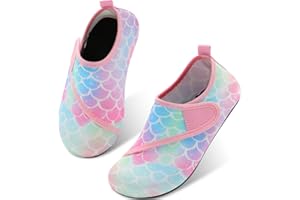 JOINFREE Kids Boys Girls Water Shoes Barefoot Aqua Socks for Beach Swimming Pool Quick -Dry Unisex