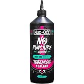 Muc Off No Puncture Hassle Tubeless Sealant, 1 Liter - Advanced Bicycle Tyre Sealant with UV Tracer Dye that Seals Tears and Holes Up to 6mm, Pink
