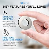 Keple M22 Flat Penny Washer Pack of 10 Zinc Plated Steel DIN ISO 125 view 2