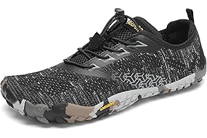 SAGUARO Womens Mens Barefoot Shoes Minimalist Trail Runner Wide Toe Box Zero Drop Outdoor Cross Training Shoe