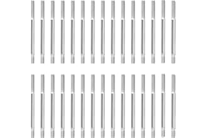 M6*90 30PCS Double End Threaded Stud M6 Carbon Steel Double Ended Stud Screw Double Studs Fasteners for Engine