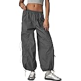 OPCAKM Baggy Cargo Pants Women Palazzo y2k Clothes High Waisted Sweatpants with Pockets