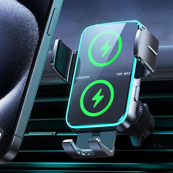 JOYROOM WIRELESS CAR CHARGER MOUNT【DUAL COIL】 CAR PHONE...