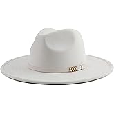 Pro Celia Wide Brim Fedora Hat for Men Women Big Rancher Felt Hat