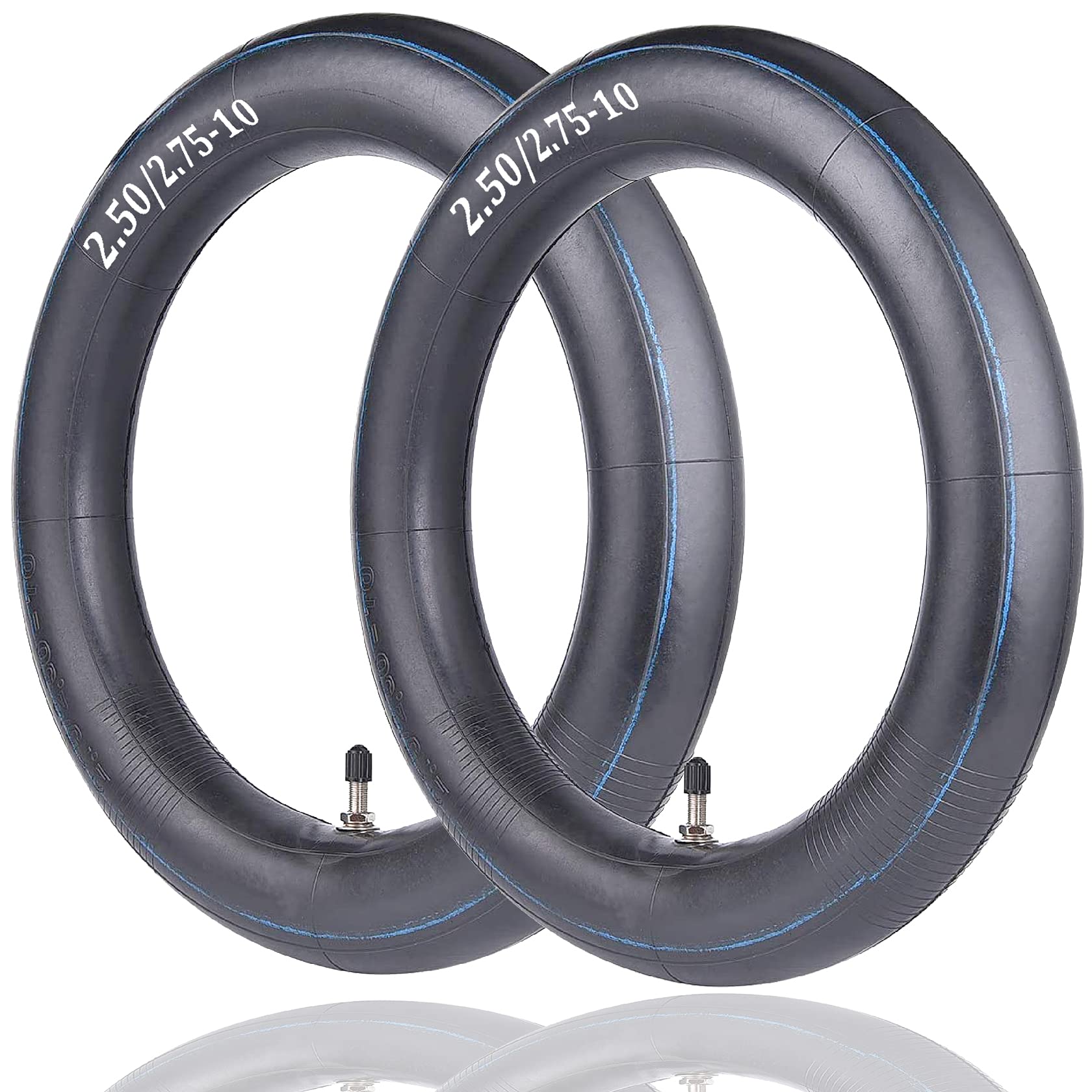 Photo 1 of (2-Pack) 2.50/2.75-10 Inner Tube Replacement for Razor MX500 MX650, Crf50 Xr50, Yamaha PW50, Suzuki JR50 DRZ70, Motovox MVX70,Heavy Duty Mini Dirt Bike Inner Tube by SHIQING