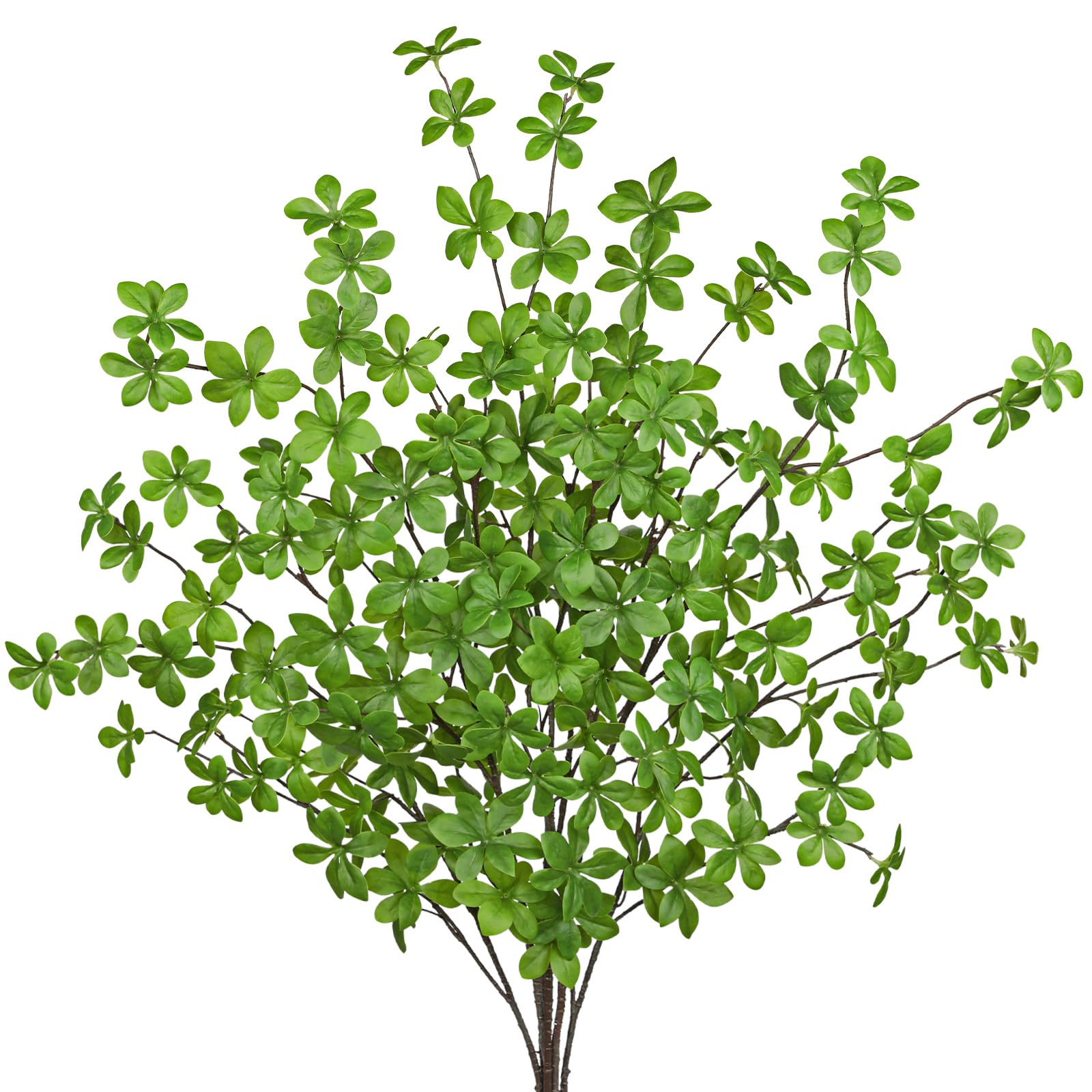 Photo 1 of 39.3" Artificial Greenery Stems for Tall Vase, Faux Greenery Stems Fake Greenerys for Centerpiece, Faux Branches Artificial Branches for Vase, Home, Office, Room Table Decor, Floral Arrangements, 6Pcs