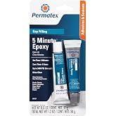 Permatex 84201 PermaPoxy 5 Minute General Purpose Epoxy, Two 0.6 oz. Tubes