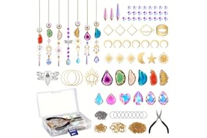168 PCS DIY Sun Catchers Making Kits Craft for Adults,Crystal Suncatcher Indoor Window Hanging with Crystals Light Catcher wi