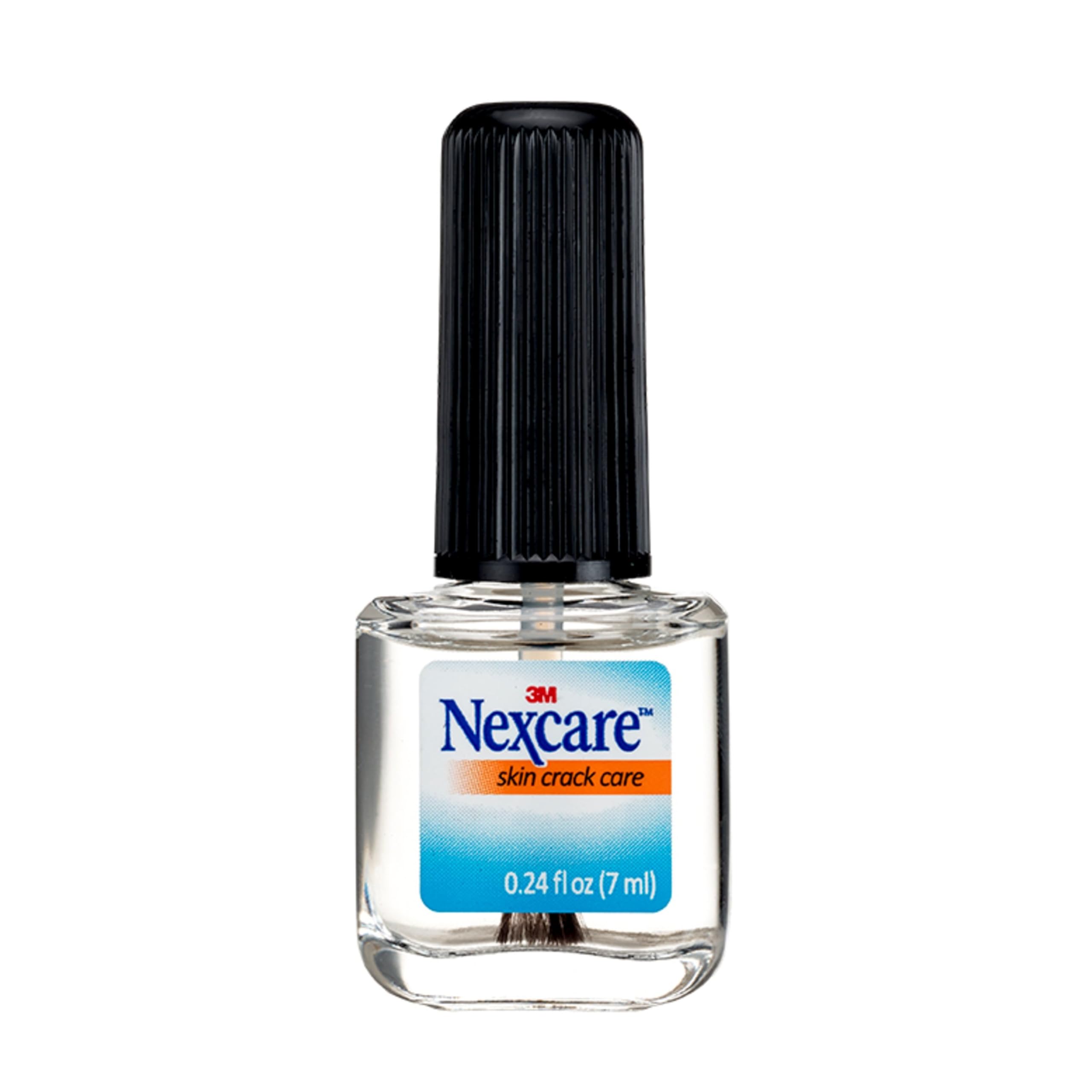 Nexcare Skin Crack Care, Skincare Solution for Cracked Skin, Keep in First Aid Kit - 0.24 fl oz Bottle