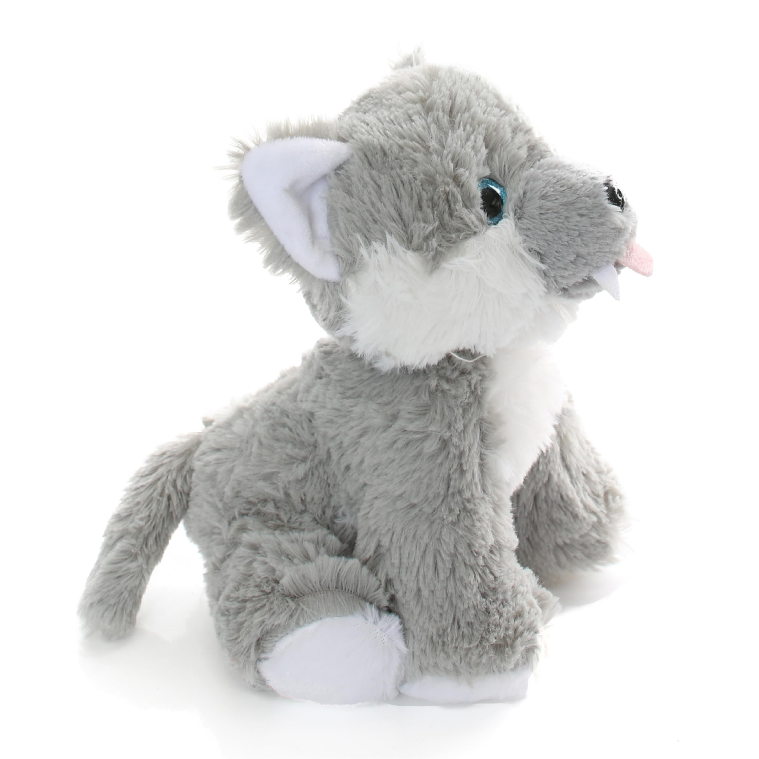 FURRY PLANET TOYS Soft Toy Plush Animal Kingdom 21cm Cute Cuddly Zoo Jungle Woodland Farm (Wolf)