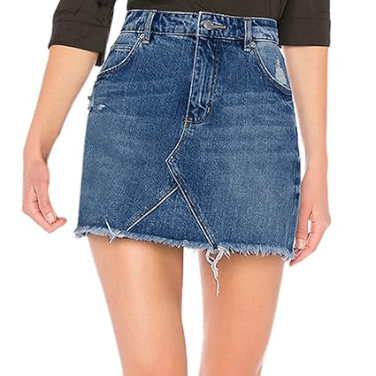 Amazon Co Jp ミニデニムスカート Yokino デニムスカート 台型