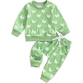 Amnnchya Toddler Boy Girl Outfits Baby Farm Fall Winter Clothes Infant Chicken Sweatshirt Pullover Pants Cute Kids Set