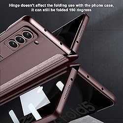 FODDOM PUROOM for Samsung Galaxy Z Fold 5 Case with