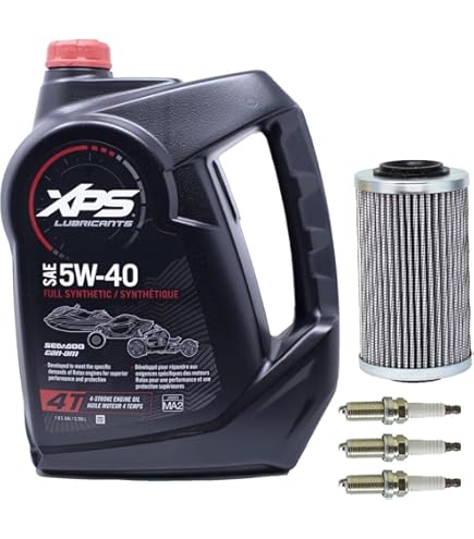 Amazon.com: Sea-Doo New OEM, 4T 5W-40 Synthetic Oil Change Kit