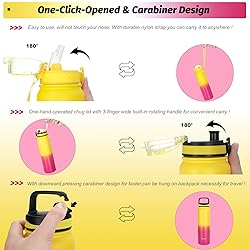 OLDLEY Insulated Water Bottle with Straw 32oz