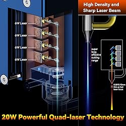 SCULPFUN S30 Pro Max 20W Laser Engraver with