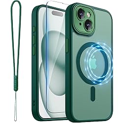 ROYBENS for iPhone 15 Matte Clear Case Compatible