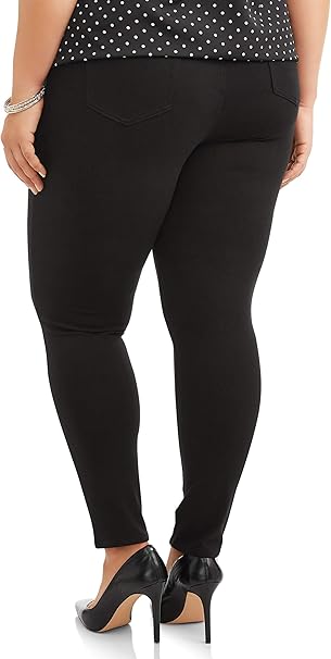 terra & sky women's plus size full length super soft jegging