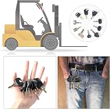 ZCYKJ 12pc Ignition Starter Key Set Universal Excavator Tractor Bulldozer Spare view 4