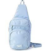 Reebok Unisex Crossbody Sling Bags – Compact Convertible Strap Cross Body Bag Travel Sling Bag - Gym & Travel Essential, Size One Size, Cosmos Blue