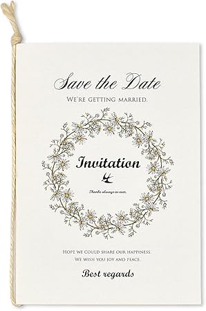 Amazon 印刷屋さんドットコム 結婚式 招待状 手作りセット 10枚組 インクジェットプリンター フラワー 招待状 文房具 オフィス用品