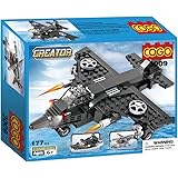 COGO ブロック　オモチャ　戦闘機　ヘリコプター 戦艦 軍事シリーズ 3in1デザイン　おもちゃ 知育　積み木　玩具　男の子　プレゼント　177pcs　COGO3009