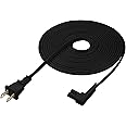 Vebner 16-Foot Power Cord Compatible with Sonos One, Sonos One SL, Sonos Play-1 Speakers - Power Plug Cable (Extra Long, Black)