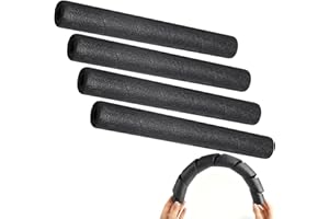 Aisetmoon 4 Pcs 15.7" Pipe Insulation Foam Tube Black Foam Tubes, Multi-Purpose Snake Pipe Wrap Protection for Stair Railings