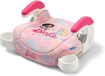 Graco TurboBooster 2.0 Backless Booster Car Seat, Barbie Paint, Travel Booster Seat for Children Ages 4-10, Weight 40-100 Pounds and Height up to 57 Inches