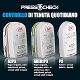 JSP PressToCheck ABEK1 P3 Combination Filters Pair Force 8 Half/Full Mask Dust view 6