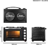 Daewoo 1500W Electric Oven 32L with Hot Plates & 60 Min Timer view 6