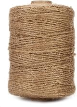 tenn well 1.82mm Jute Twine 500 Feet Natural Brown Garden Craft Gift
