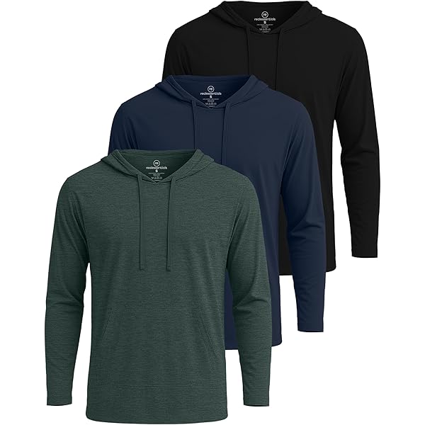 Real Essentials 3 Pack: Men's Dry Fit Wicking Long Sleeve Fishing