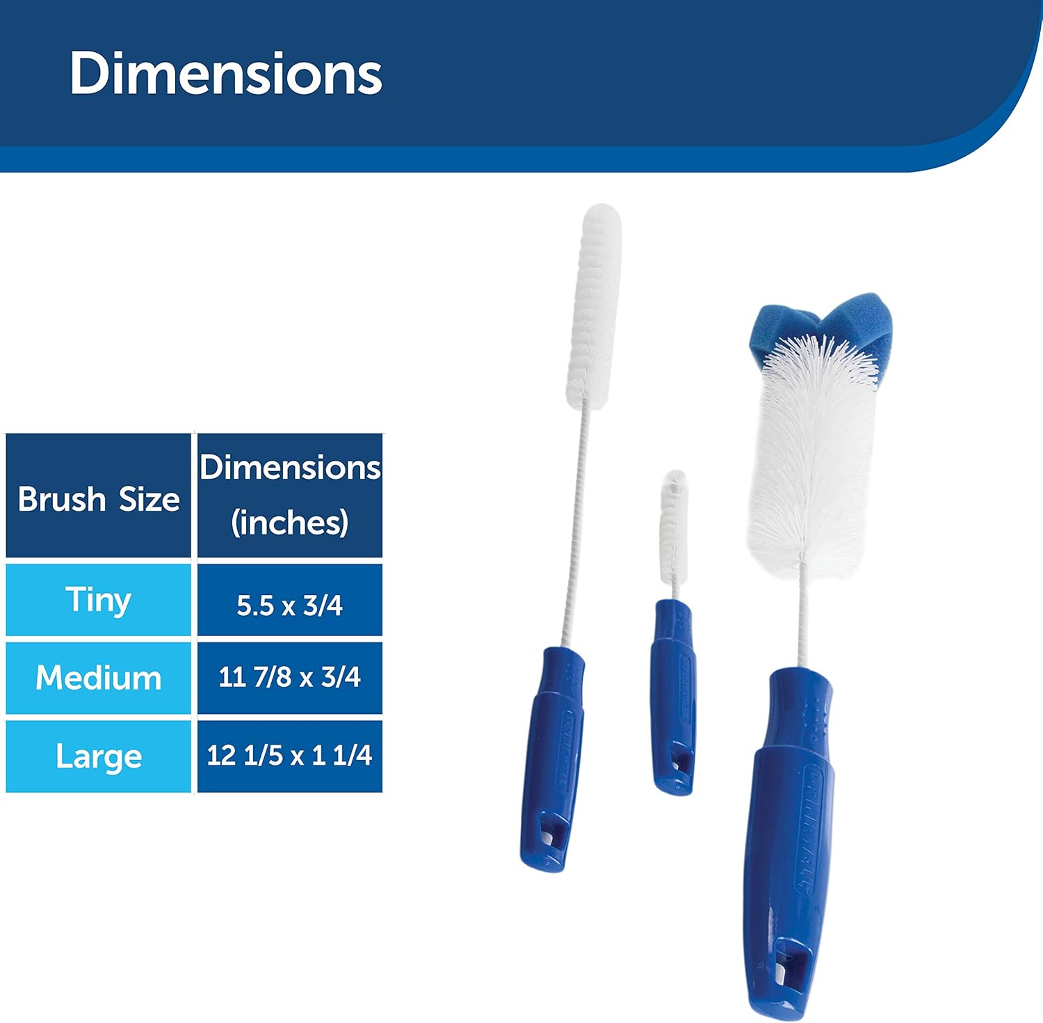Pet Supplies : PetSafe Drinkwell Dog and Cat Water Fountain Cleaning Kit, 3 Brushes, blue, 1 3/8', 1 5/8', 2' brushes : Pet Self Waterers : 