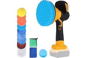 Cordless Car Buffer Polisher Compatible for Dewalt 20V MAX Battery, 6 Inch Car Buffer Polisher for Car Detailing,Boat Sanding