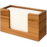 Acacia Wood Paper Towel Dispenser Countertop Wooden Paper Towel Holder for Bathroom Kitchen Napkin Holder Counter Multifold C-Fold Z-Fold Trifold Hand Towels Dispenser for Toilet Restroom