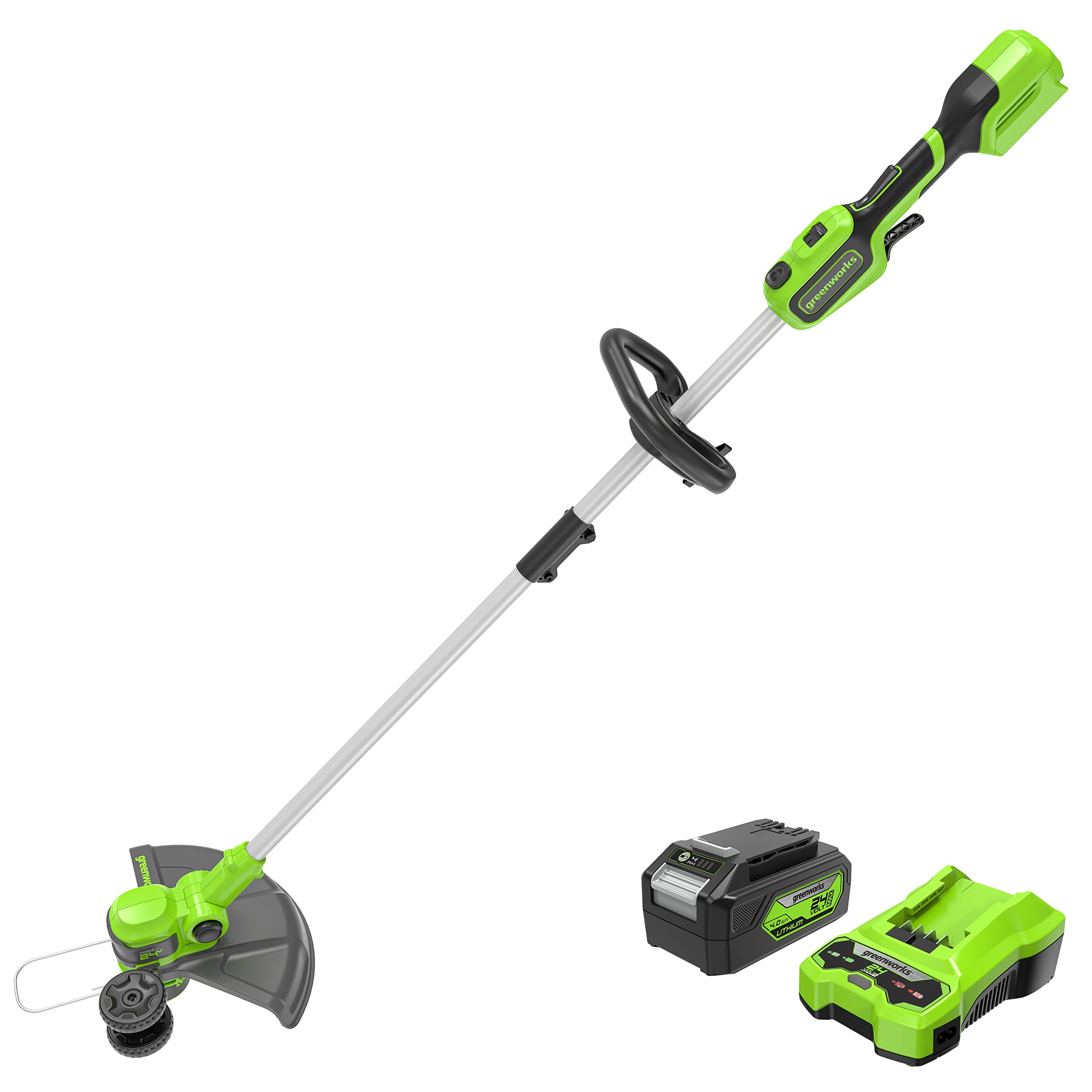 Photo 1 of **MISSING PARTS**Steelite 20v Cordless String Trimmer 12" Battery Powered Weed Trimmer DG304-1
