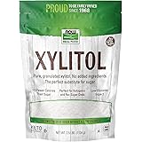 NOW Natural Foods, Xylitol, Pure with No Added Ingredients, Keto-Friendly, Low Glycemic Impact, Low Calorie, 2.5-Pound (Packa
