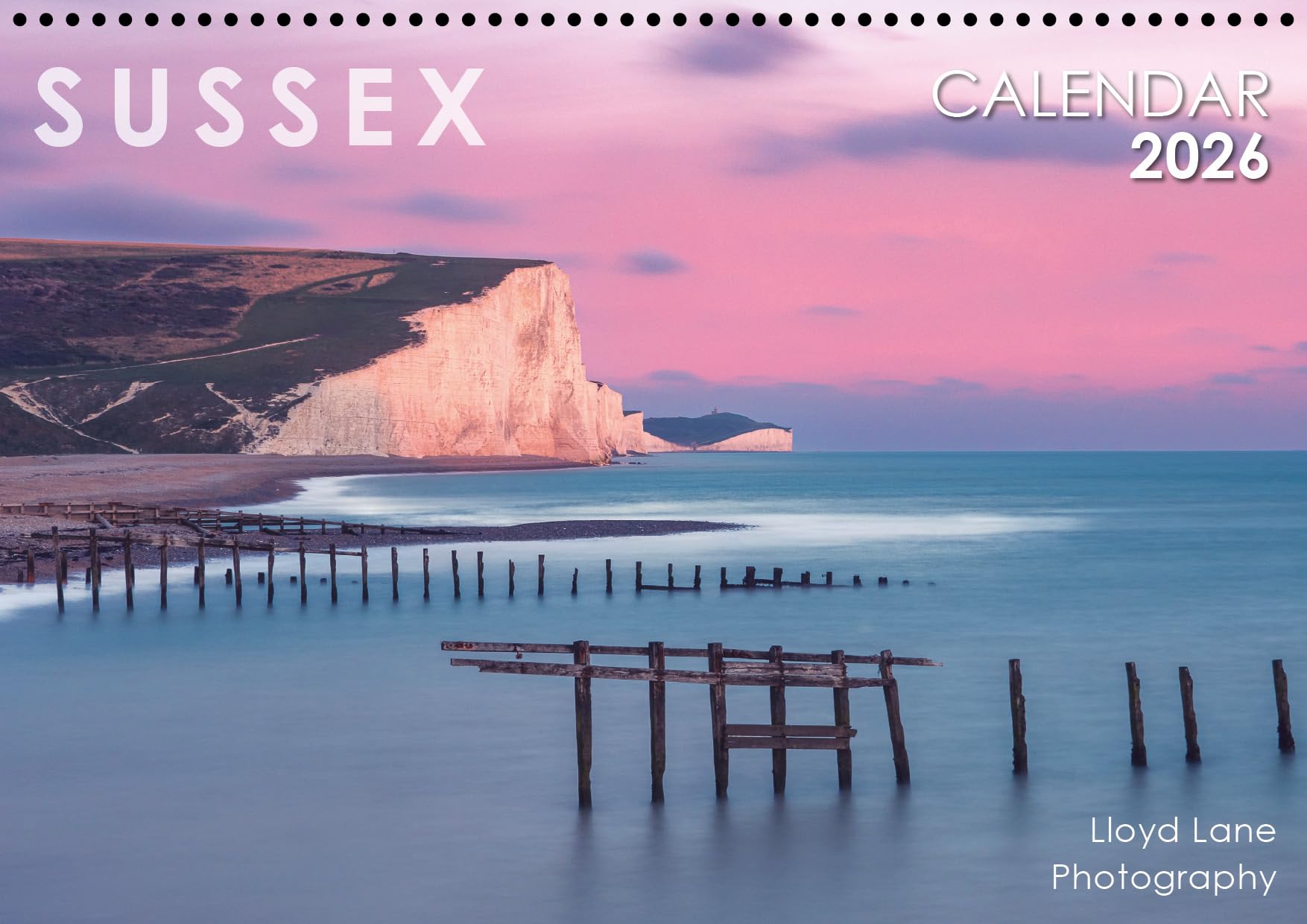 Sussex Calendar 2026, A4 Opening To A3, Wall Hanging