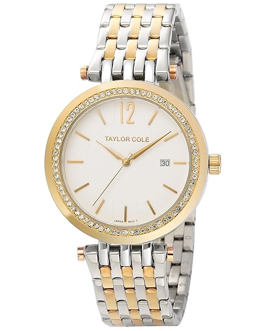 title=Taylor Cole Aglaia TC014, Orologio da polso per donna, Bracciale in acciaio