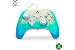 PowerA Advantage Wired Controller for Xbox Series X|S - Disco Ball, gamepad, wired video game controller, gaming controller, 