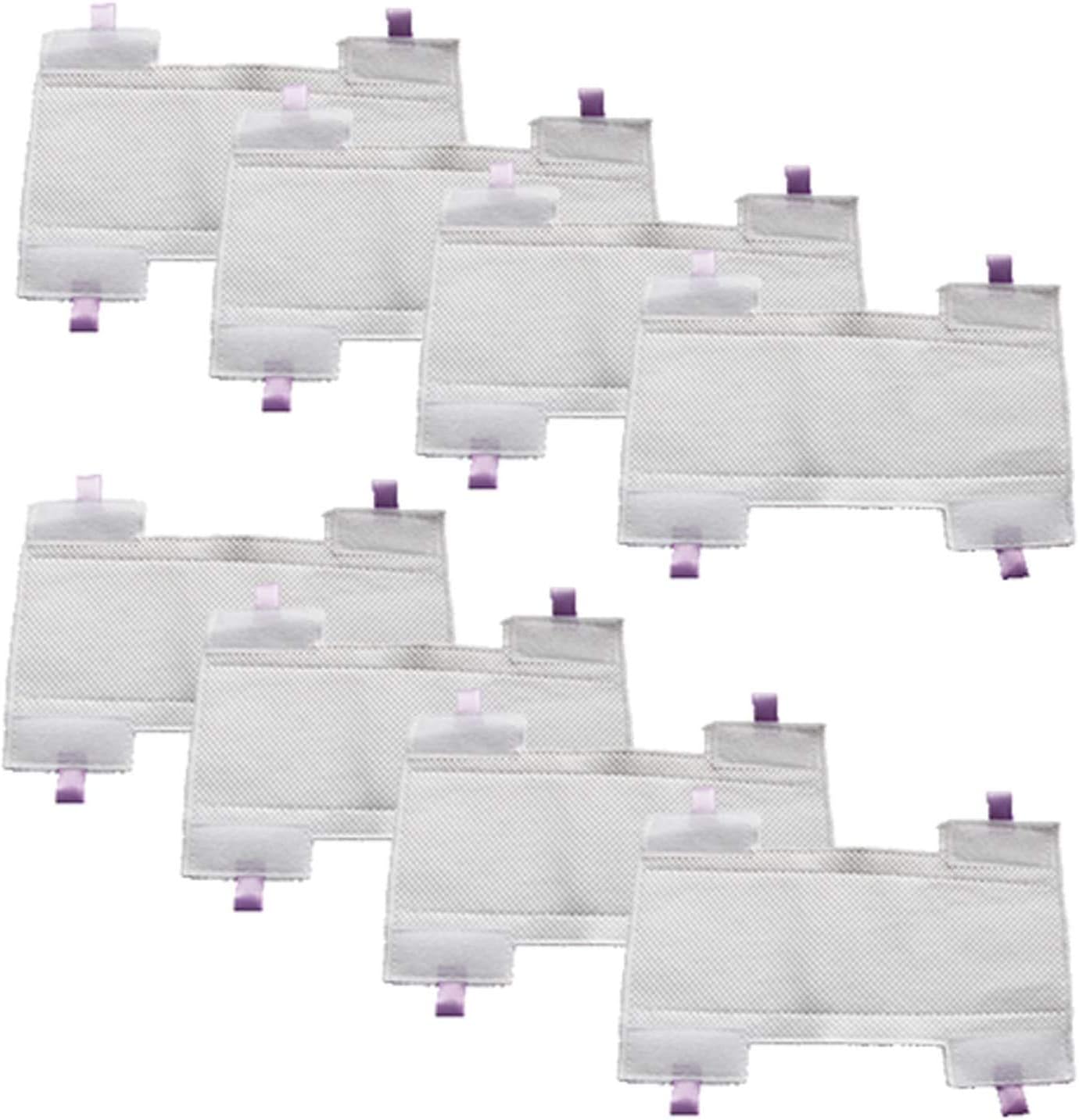 Revin-Sky 8 Pack Micro-Fiber Replacement Pads Cleaner Cleaning Pad Compatible with Shark Rocket Dust-Away, Rotator, Navigator Lift-Away Pro Vacuum, Ultra Light Stick Vacuum, Hv300 Series