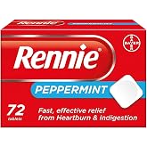Rennie Peppermint 72 Tablets