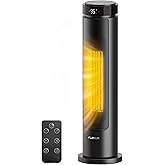 FLANUR Space Heaters for Indoor Use Large Room, 1500W Portable Heater with Remote, 5 Modes, Safety Protection & Child Lock, 1