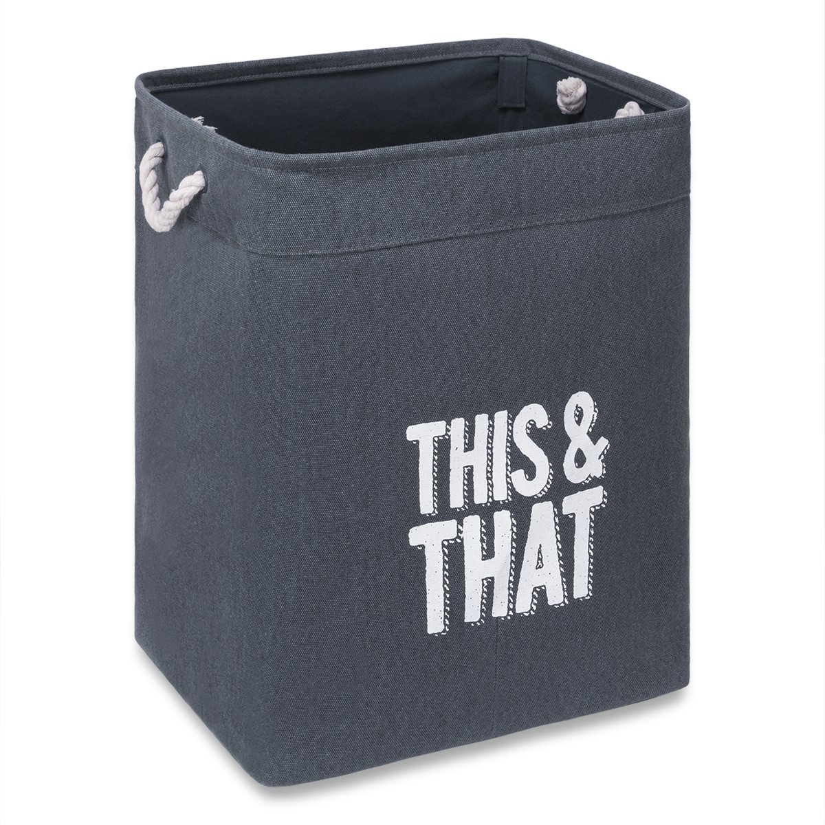 Chrislley Laundry Hamper Basket with Handles Dirty Clothes Laundry Basket Hamper Large Home Laundry Hamper Sorter Laundry Hamper Bag (Blue)