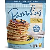 Pamela's Gluten Free Baking and Pancake Mix, Waffles, Cake &amp; Cookies Too, Kosher, Non GMO, 4-Pound Bag (Pack of 1)