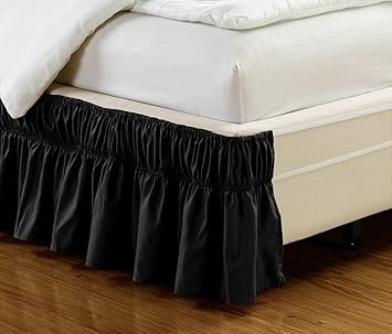 King size bed skirts amazon Clearance