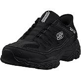 Skechers Men's Afterburn M. Fit Ridgeburn Hands Free Slip-in | Hands Free Slip-ins, Air-Cooled Memory Foam, Heel Pillow, Durable Overlay Upper, No Tie Fit